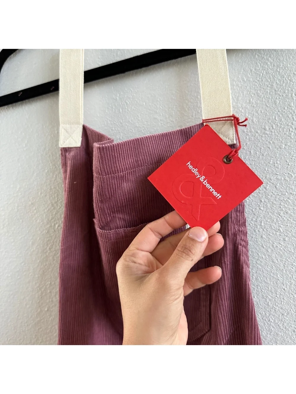 Hedley and Bennett Essential Apron Corduroy NEW